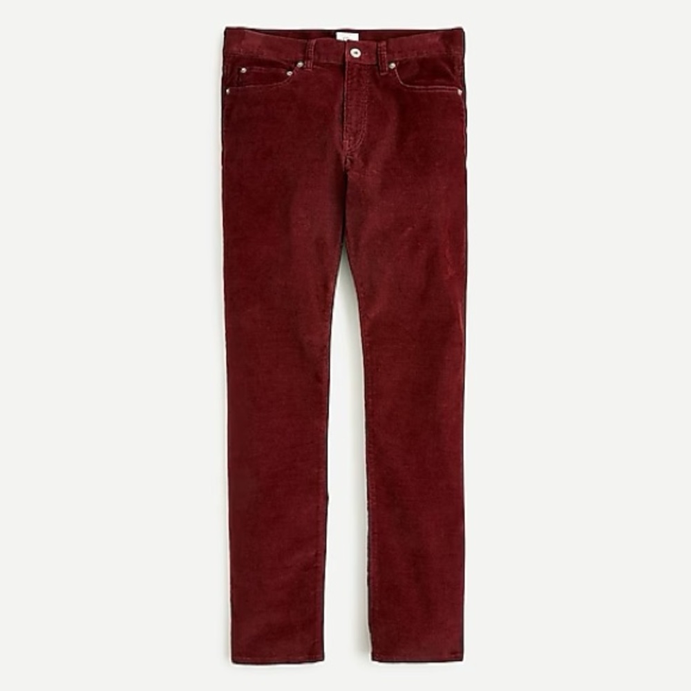 J. Crew 770 Straight-Fit pant in corduroy 32x32 Red